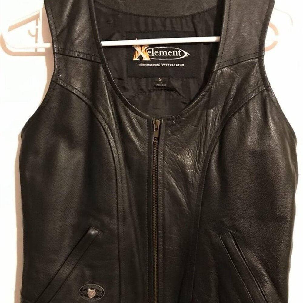 Leather Harley Davidson Vest by Xelement